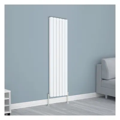 (1600x408mm Double, White) NRG Horizontal Vertical Flat Panel Designer Radiator Central Heating 