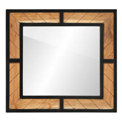 vidaXL Bathroom Mirror Wall-mounted Mirror Vanity Mirror Solid Wood Acacia