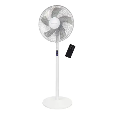 Russell Hobbs Pedestal Fan in White Electric with Remote RHMPF3IN1