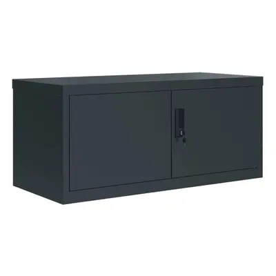 (anthracite, x x cm) vidaXL Office Cabinet Steel Filing Storage File Cabinet Cupboard Under Desk