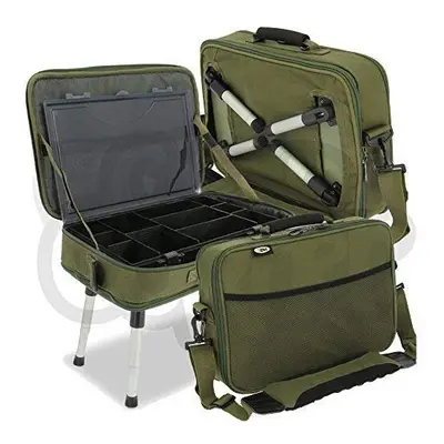 Carp Fishing Deluxe Anglers Box Case Tackle & Bait Storage System with Legs