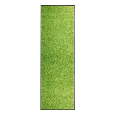 vidaXL Doormat Washable Green Home Garden Barrier Entrance Rug for Front Door