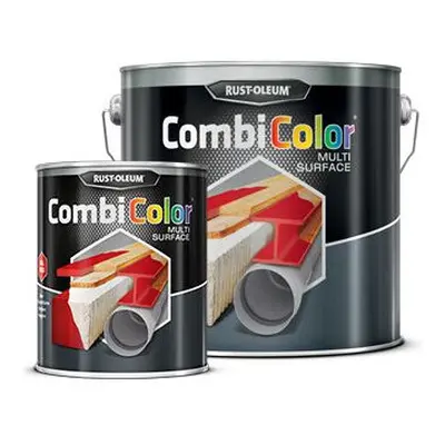 Rust-oleum 7378MS.2.5 Combicolor Multi-Surface, One Paint, Many Surfaces, Matt black