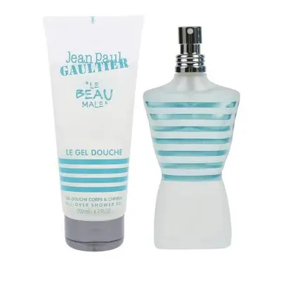 Jean Paul Gaultier Le Beau Male Pcs Set For Men: 2.5 Eau De Toilette Fraicheur Intense + 2.5 Sho