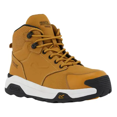 (5 UK, Honey/White) Regatta Mens Metafort Nubuck Safety Boots