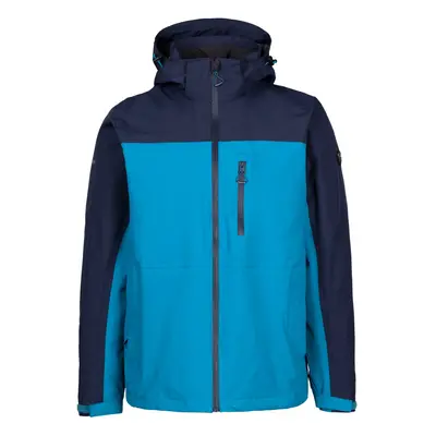 (XXS, Bondi Blue) Trespass Mens Waterproof Jacket Zip Hood Curbridge