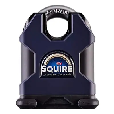 Squire Heavy Duty Padlock (SS65CS) - Toughest Closed Shackle - Durable Stronghold Padlock - Allo