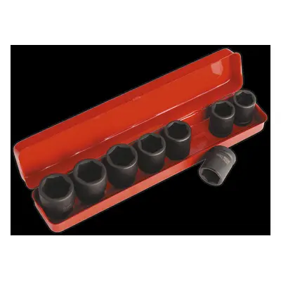 Impact Socket Set 8pc 3/4"Sq Drive Metric