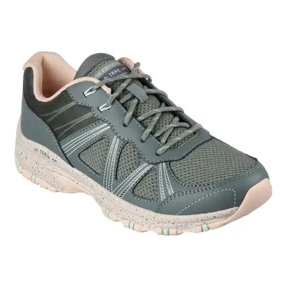 (4 UK, Olive) Skechers Womens/Ladies Hillcrest Ridge Leather Trainers