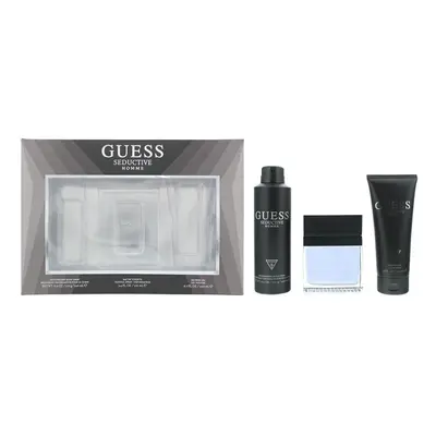 Guess Seductive Homme Eau De Toilette Piece Gift Set: Eau De Toilette 100ml - Deodorant Spray 22