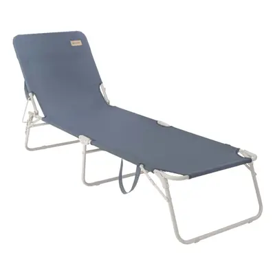 Outwell Folding Sunlounger Tenby Ocean Blue Outdoor Camping Fishing Chair