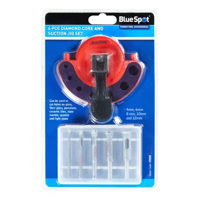 BlueSpot 6 Piece Diamond Core And Suction Jig Set