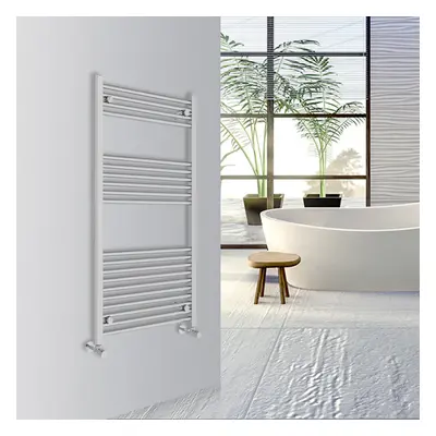 (Chrome, 1200x600mm) Warmehaus Straight Bathroom Heated Towel Rail Warmer Radiator Central Heati