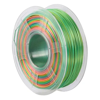 (Green) Silk Rainbow filament for 3D Printer High Strength 1KG PLA 1.75MM