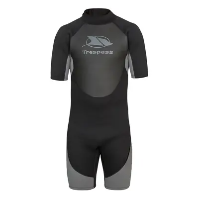 (S, Black) Trespass Mens Wetsuit Short Sleeved Neoprene Scuba