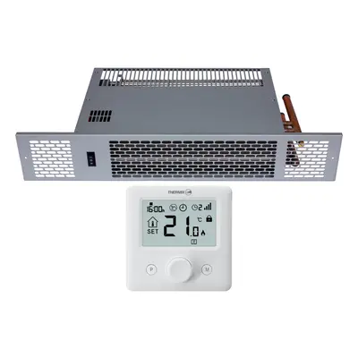 (1.2kW, Silver) Mylek 24/7 Wireless App Plinth Heater Thermostat