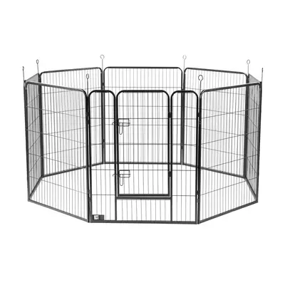 KCT Extra Large Metal Heavy Duty Pet Play Pen Indoor/Outdoor Enclosure Dogs/Puppies