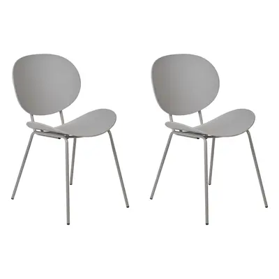 Set of Dining Chairs SHONTO Light Grey