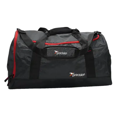 68x39x36cm Large Team Holdall Bag - GREY/RED 95L Rip Stop Gym & Sports Traning