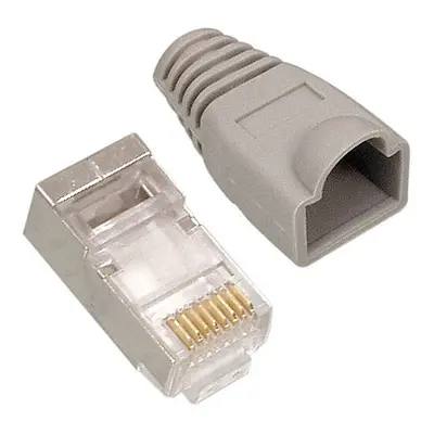 100x RJ45 CAT5e Cable Crimp Connectors FTP STP Shielded Network Ethernet Plugs