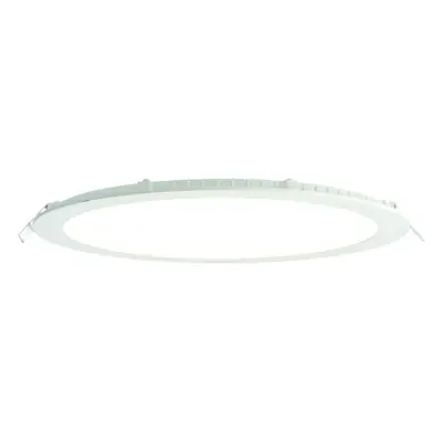 Ultra Slim Round Flush Ceiling Light 24W Cool White LED 4000k Corridor Lamp