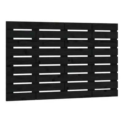 (black, x x cm) vidaXL Wall Headboard Bedroom Bed Header Decor Bed Headboard Solid Wood Pine