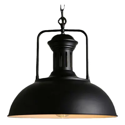 (Black) Vintage Retro Industrial Cafe Ceiling Light Fixture Lamp Shade Home Decor