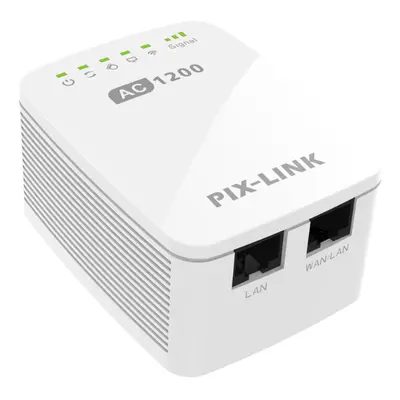 (EU Plug) 1200M WiFi Repeater WiFi Range Extender Dual Band 5GHz Mini Routers Booster Wireless A