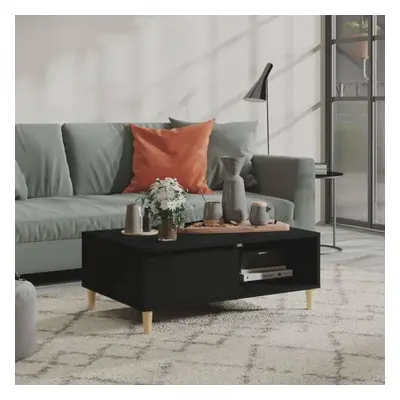 vidaXL Coffee Table Black Chipboard Living room Furniture Couch Sofa Table