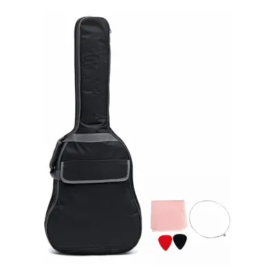 (Brown) Inch Double Straps Padded Waterproof Shockproof Rubber Bottom Guitar Gig Bag Guitar Carr