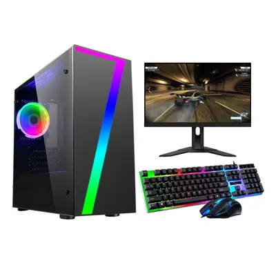 FCS Fast Gaming Intel Quad Core i5 8GB RAM 1TB HDD PC Bundle & Monitor