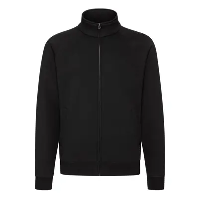 (XXL, Black) Fruit of the Loom Mens Premium Sweat Jacket