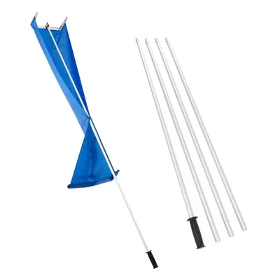 170cm-750cm Snow Roof Rake Aluminium Snow Removal w/ Section Pole