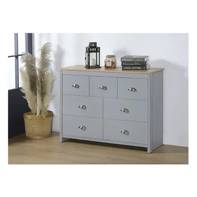 (Grey) Merchant Chest of Drawers In Grey or White