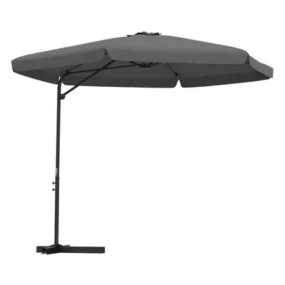 vidaXL Outdoor Parasol with Steel Pole 300x250cm Anthracite Patio Umbrella