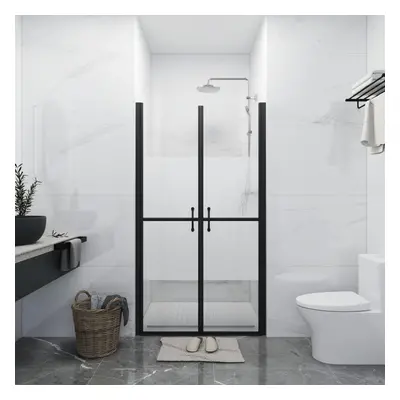 vidaXL Shower Door Half Frosted ESG (93-96)x190 cm Bathroom Cabinet Screen