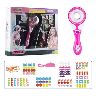 (A) Electric Automatic Hair Braider DIY Magic Hair Braiding Machine Hair Styling Toys for Girls 