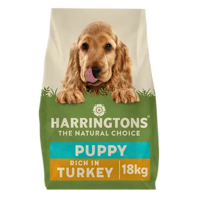 Harringtons Complete Puppy Dry Dog Food Turkey & Rice 18kg - Made with All Natural Ingredients