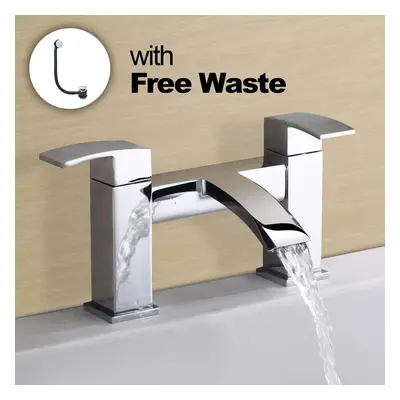 Arke Waterfall Bath Filler Tap + Waste