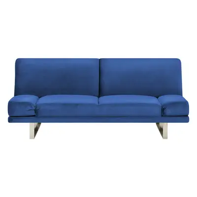 Sofa Bed YORK Navy Blue Velvet