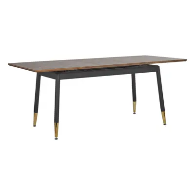 Extending Dining Table CALIFORNIA Dark Brown 160/200 cm cm