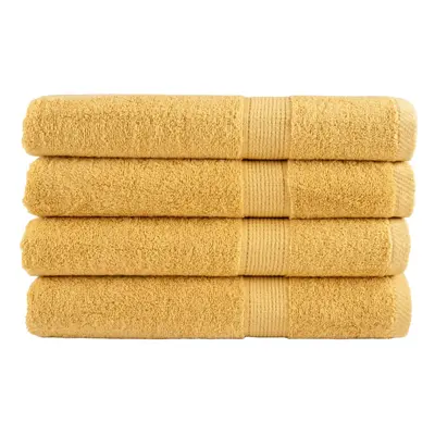 (gold, x cm/ pcs) vidaXL Premium Sauna Towels Guest Bath Towel pcs Gold 600gsm 100% Cotton