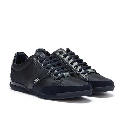 (UK / EU 40) Hugo Boss Saturn Lowp Mx Trainers Blue