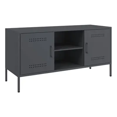 (anthracite) vidaXL TV Cabinet TV Stand TV Unit Entertainment Centre Media Unit Pink Steel