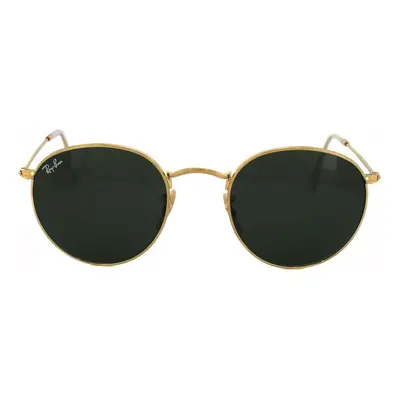 Ray-Ban Sunglasses Round Metal 001 Gold Green Small 47mm