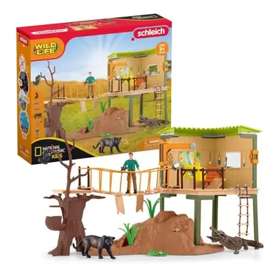 WILD LIFE â Special Edition 68-Piece NatGeo Safari Animal Playset with Ranger and Animal Figur