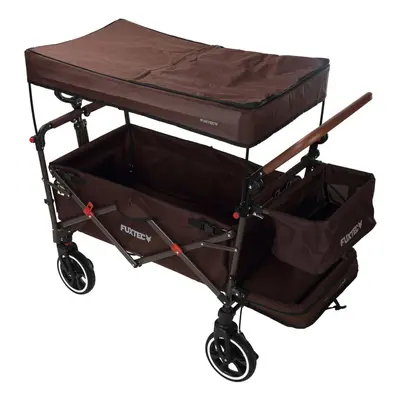 (Brown) FUXTEC folding/foldable wagon FX-CT850