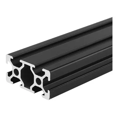 600mm Length Black Anodized T-Slot Aluminum Profiles Extrusion Frame For CNC