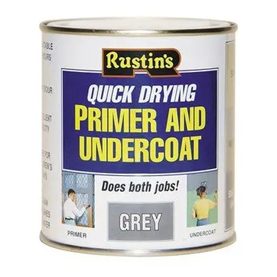 Rustins GYPU2500 Quick Dry Primer & Undercoat Grey 2.5 Litre