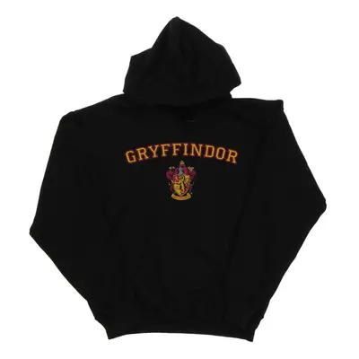 (L, Black) Harry Potter Mens Gryffindor Crest Hoodie